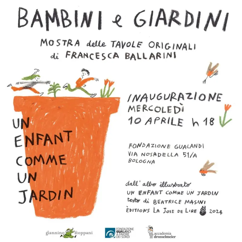 Inaugurazione di "Bambini e Giardini", mostra delle tavole originali di Francesca Ballarini