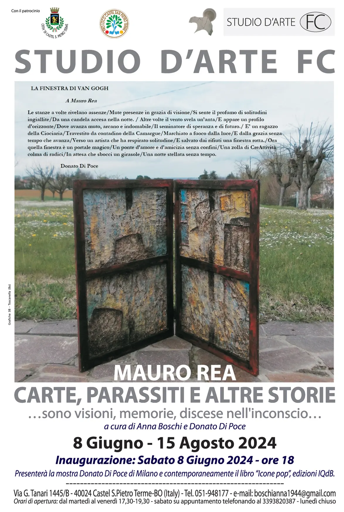 Inaugurazione di "Carte, parassiti e altre storie ...sono visioni, memorie, discese nell