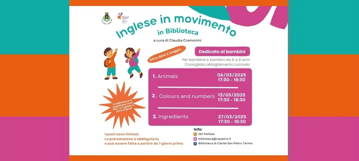 Inglese in movimento in Biblioteca: "Animals"