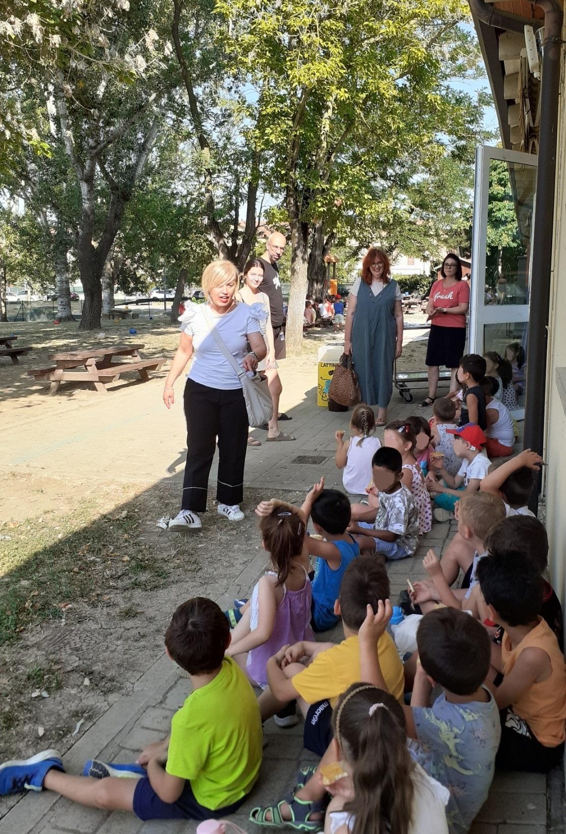 Centri estivi - visita sindaca Marchetti e assessora Raspanti - luglio 2024