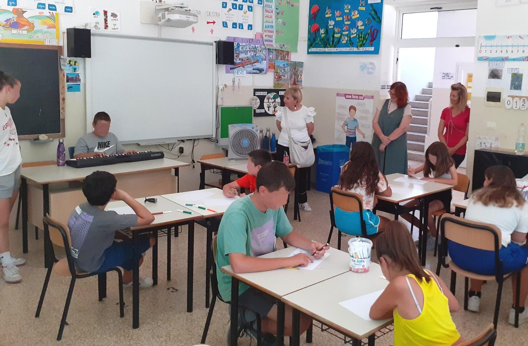 Centri estivi - visita sindaca Marchetti e assessora Raspanti - luglio 2024