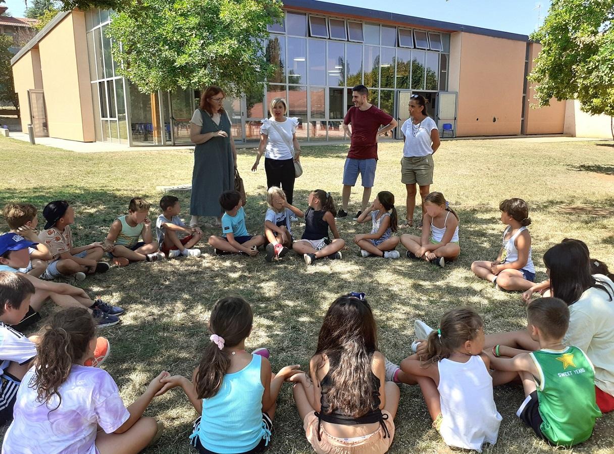 Centri estivi - visita sindaca Marchetti e assessora Raspanti - luglio 2024
