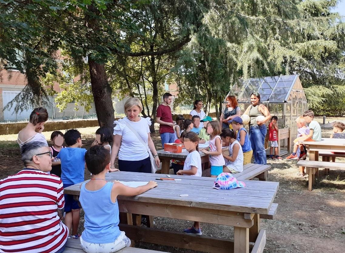 Centri estivi - visita sindaca Marchetti e assessora Raspanti - luglio 2024