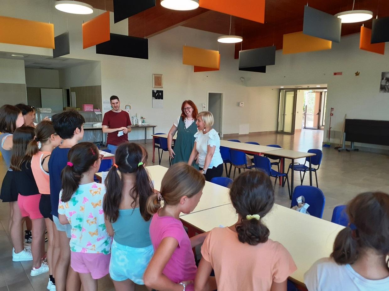 Centri estivi - visita sindaca Marchetti e assessora Raspanti - luglio 2024