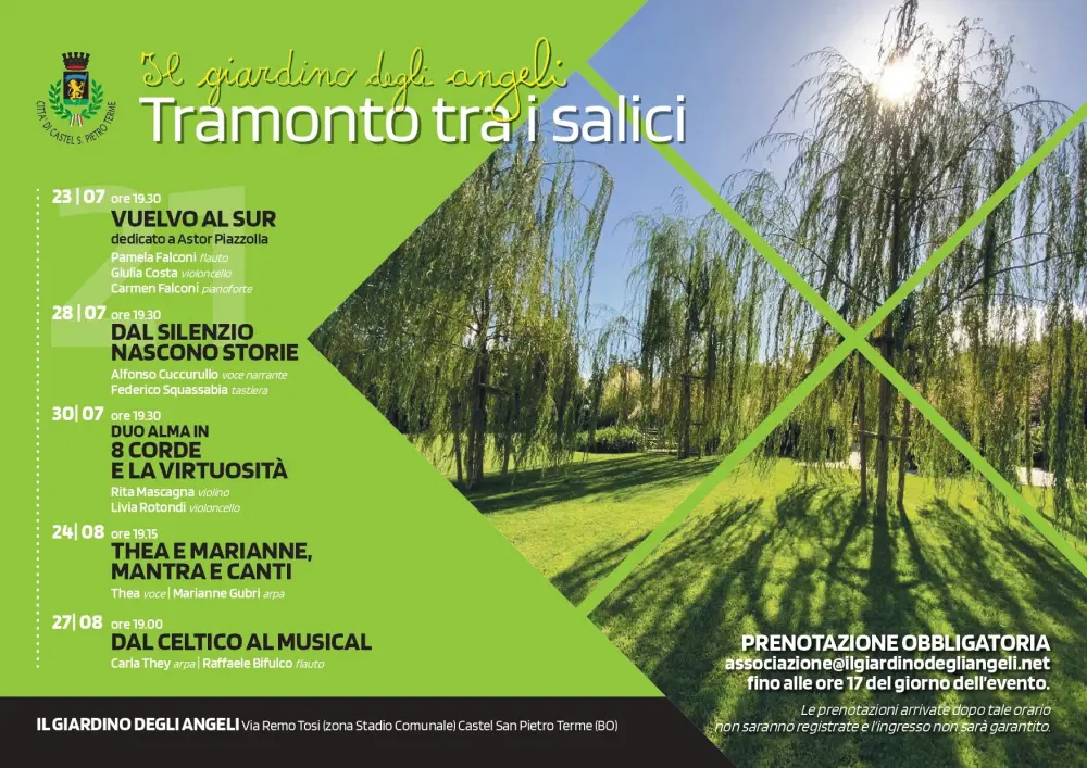 Al Giardino degli Angeli venerdì 30 il “Duo Alma” in concerto