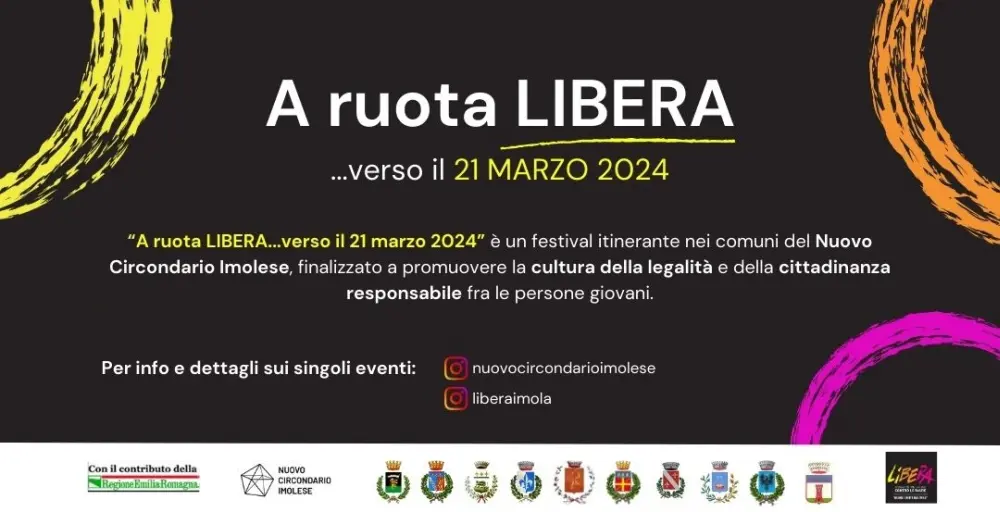 Al via dal 13 febbraio il festival “A ruota LIBERA verso il 21 marzo 2024”