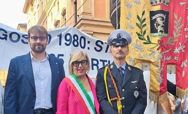 Delegazione del Comune con la sindaca Marchetti a Bologna per la commemorazione del 2 agosto