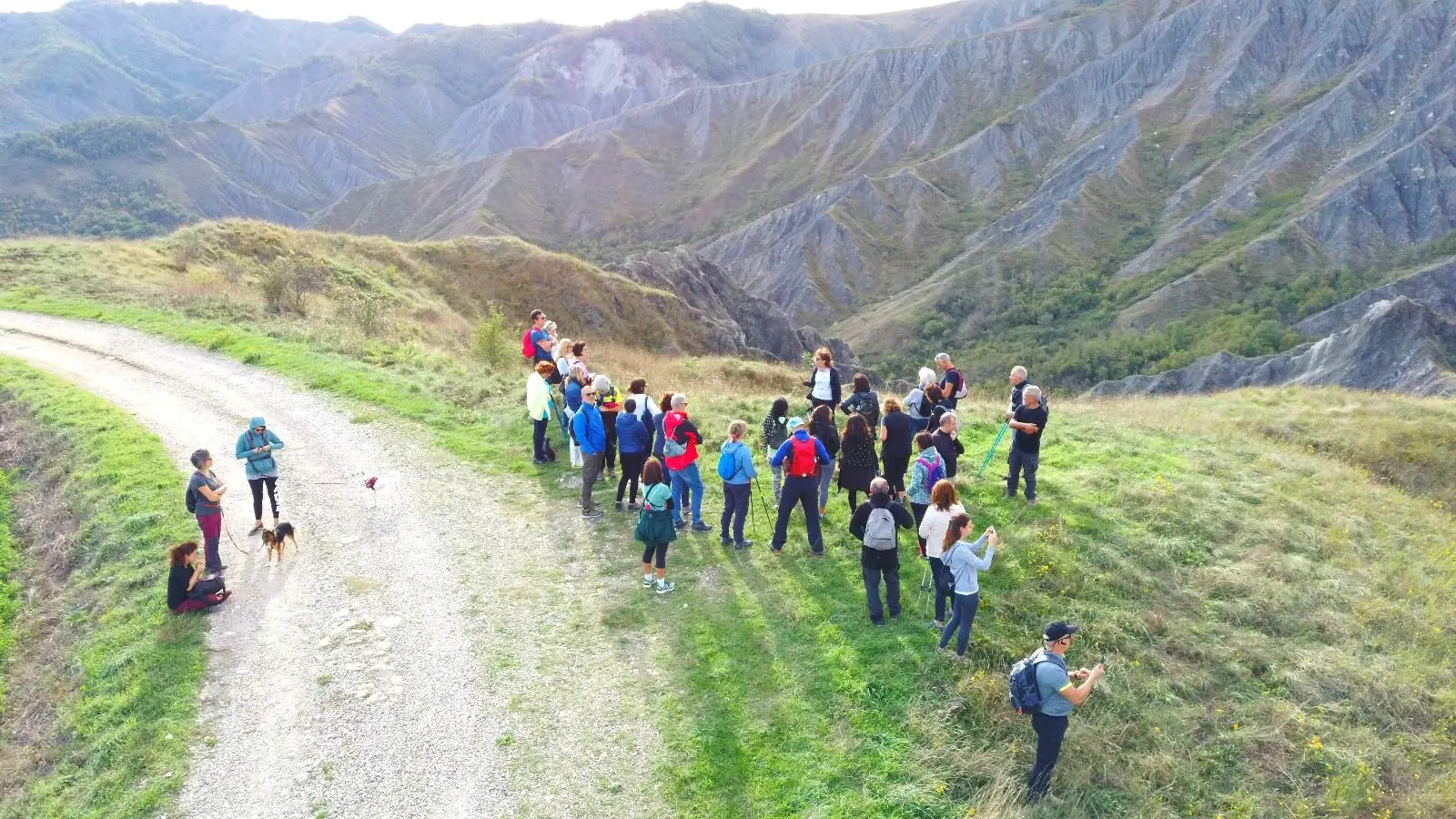 BeInWonderland: successo della camminata ai calanchi di Moiano 