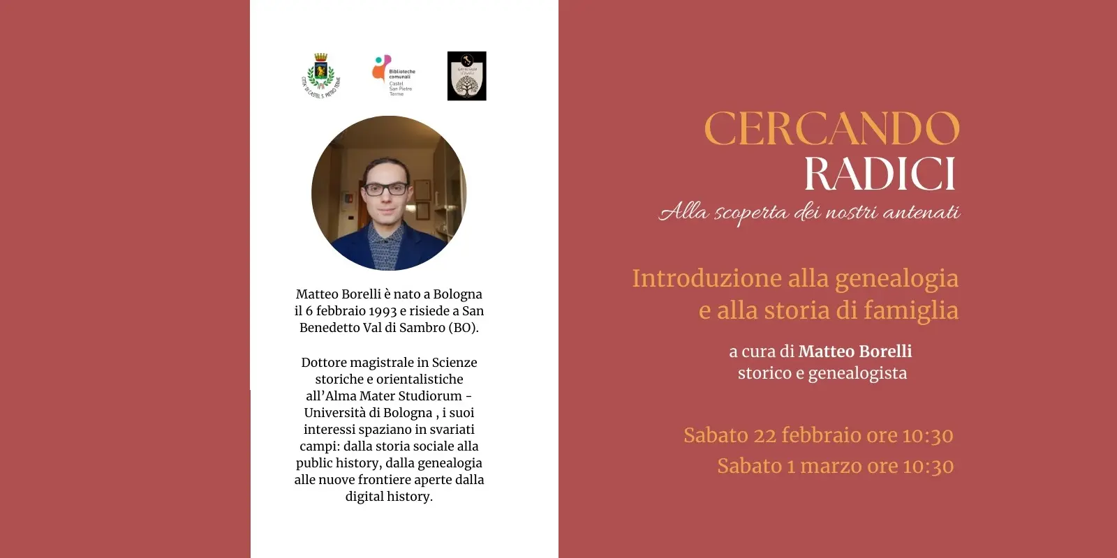 “Cercando radici. Alla scoperta dei nostri antenati”