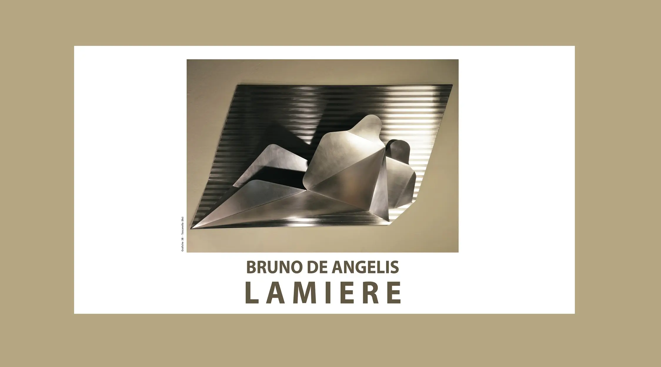 Sabato 15 allo Studio FC si inaugura la mostra “Lamiere” di Bruno De Angelis 