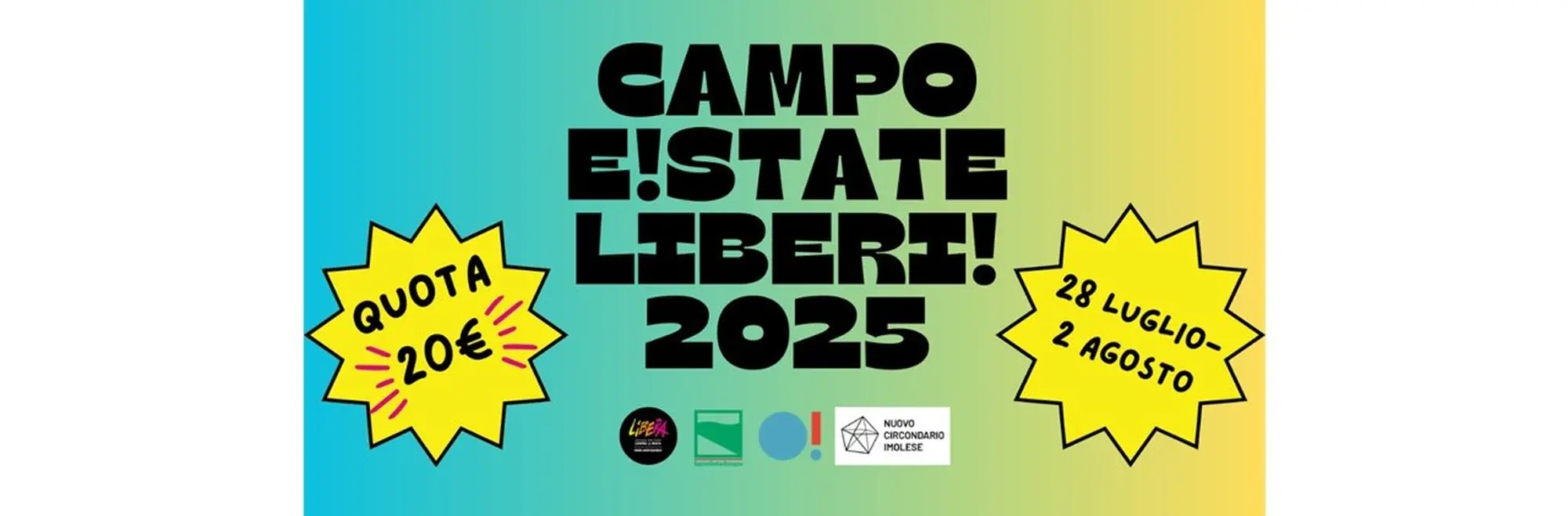 Campi E!StateLiberi! 2025 per i giovani del Circondario: domande entro le ore 20 del 21 giugno