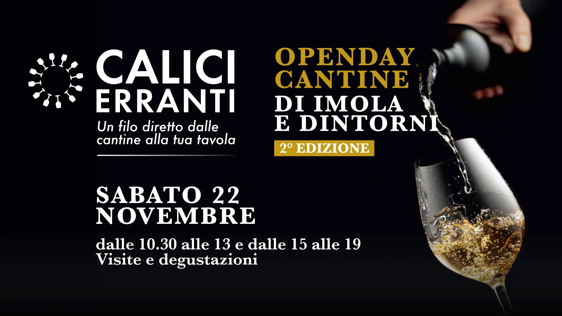 “Calici Erranti”: al via la seconda edizione dell’evento enoturistico del Nuovo Circondario Imolese