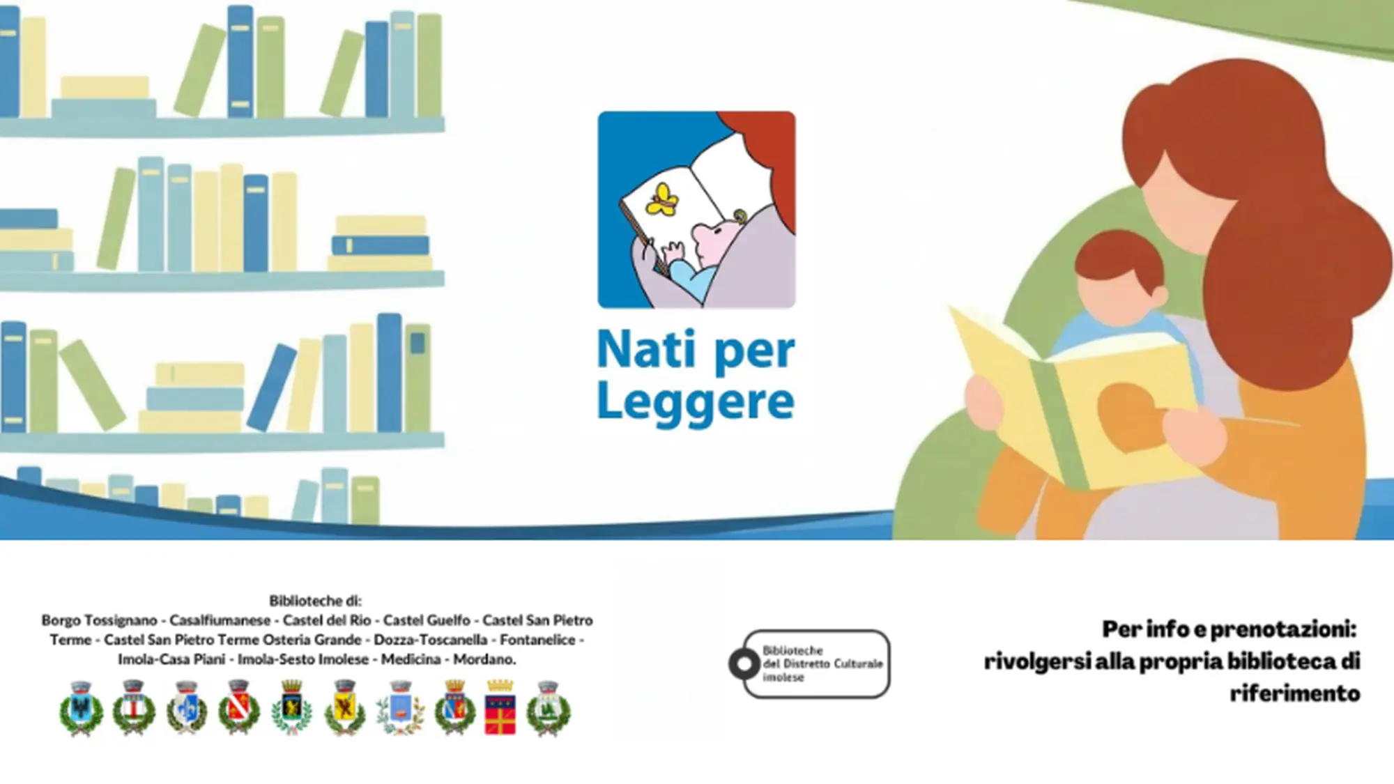 Biblioteche del Nuovo Circondario Imolese unite in occasione dell’iniziativa “Nati per Leggere”