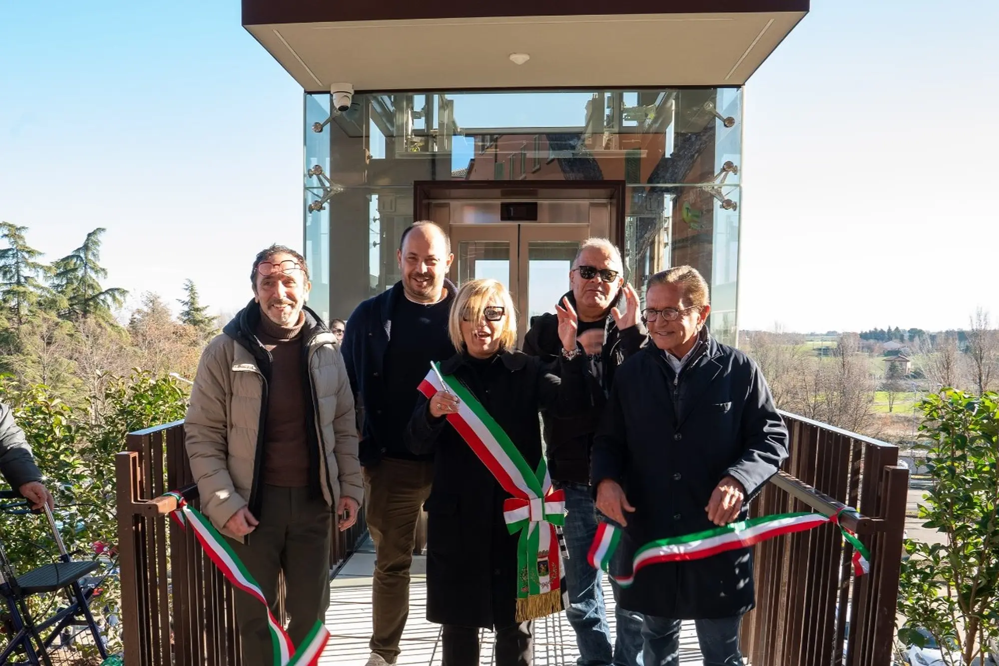 Entrato in funzione l’ascensore pubblico tra viale Oriani e il centro storico