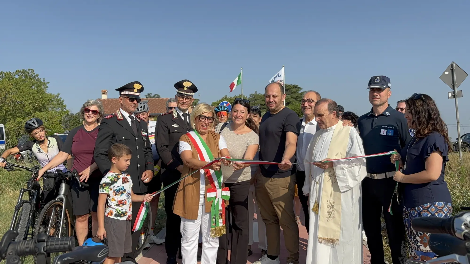 Inaugurata la nuova pista ciclopedonale Castel San Pietro Terme – Dozza