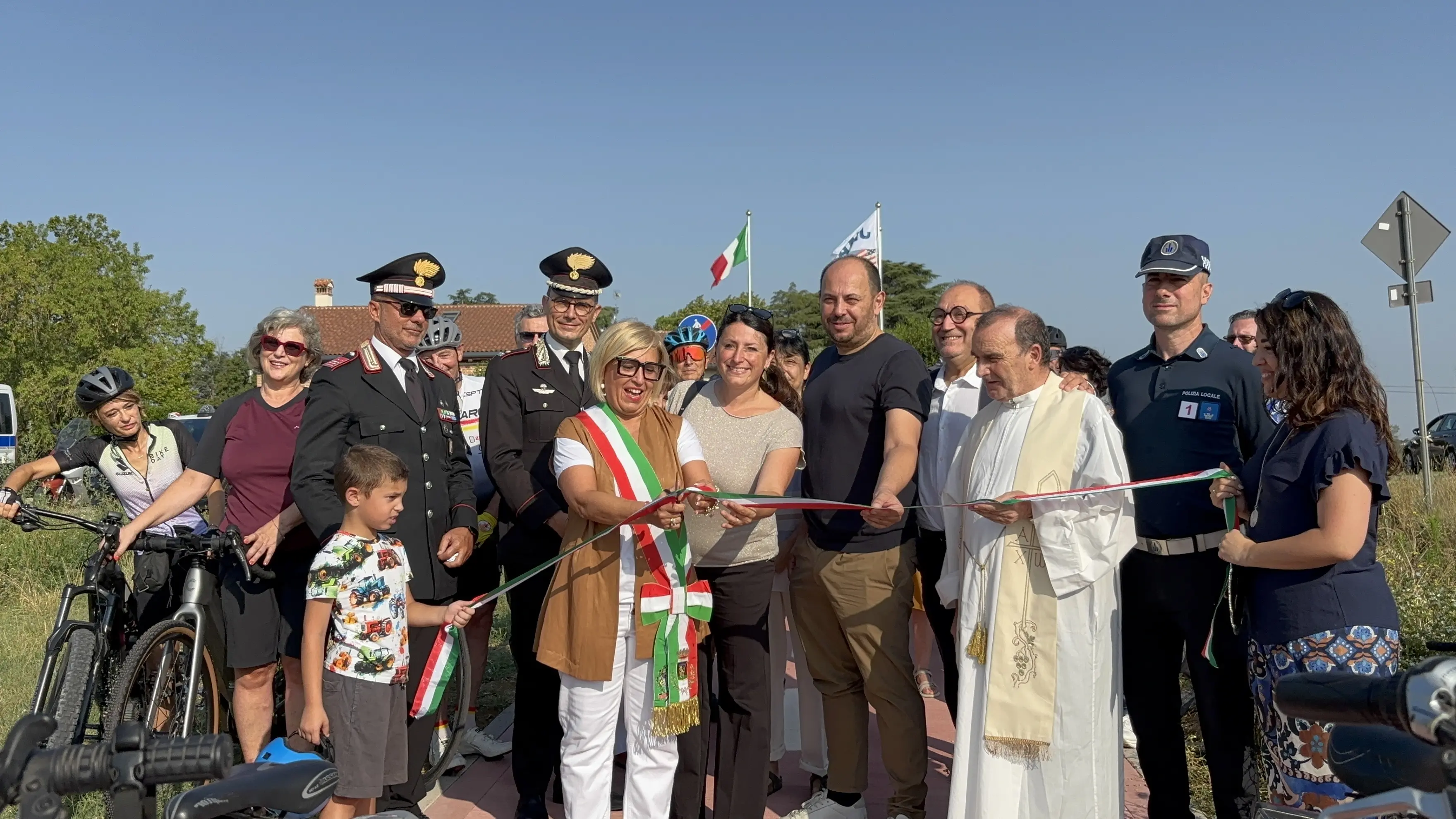 Inaugurata la nuova pista ciclopedonale Castel San Pietro Terme – Dozza