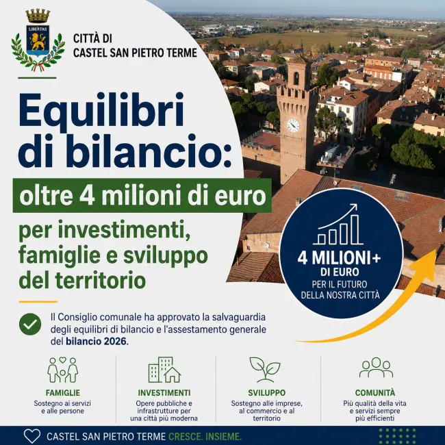 Approvati Equilibri di bilancio