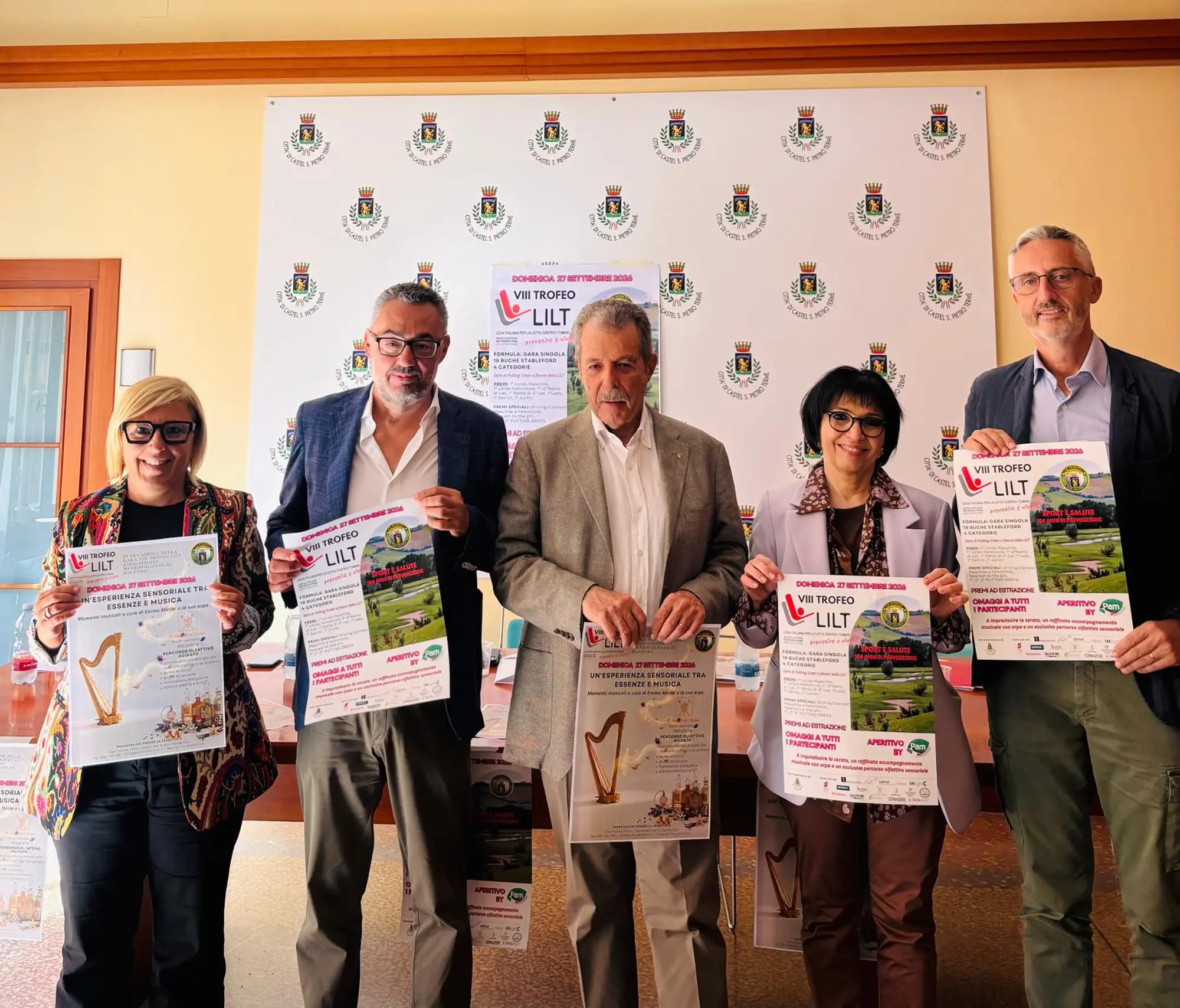 Presentato in Comune il VIII Trofeo LILT – Domenica 27 settembre al Golf Club Le Fonti